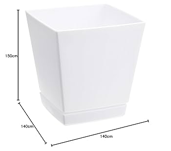 [大安売り]YABACHI-3D鉢ブラック1個ホワイト2個計3個、受け皿1個付き 大安売り]YABACHI-3D鉢ブラック1個ホワイト2個計3個、受け皿1個